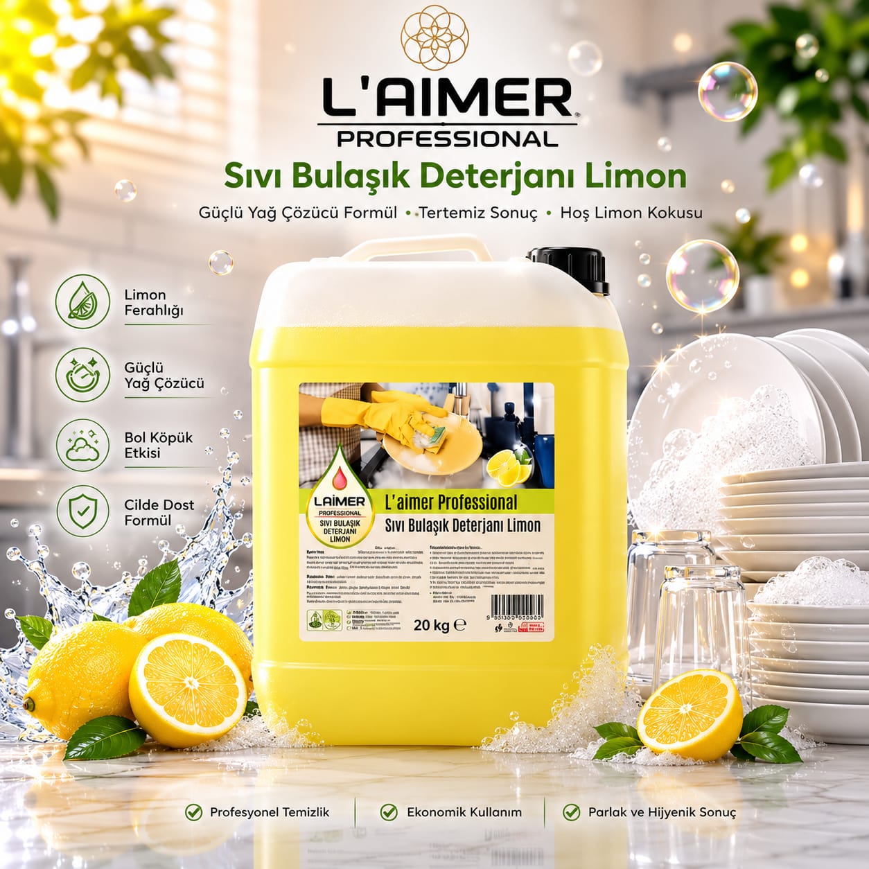 L'aimer Bulaşık Deterjanı 20 kg